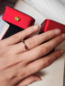 DR DAISY情侶對戒999純銀戒指輕奢求婚結婚鉆戒定制 天長(cháng)地久情侶對戒/可調節 曬單實(shí)拍圖