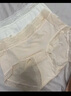 氧心（YANGXIN）8條裝山茶花內褲女蕾絲性感透氣抑菌襠部襠夏季超薄款少女三角褲 一盒 8條 L （90-130斤） 曬單實(shí)拍圖