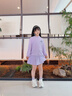 班尼路女童夏季套裝運(yùn)動(dòng)裙褲2025新款女孩涼感速干短袖洋氣短褲裙子夏裝 白BN花雨小兔X+紫BN蝴蝶結(jié)兔XS 130 【推薦體重45-56斤】 曬單實(shí)拍圖