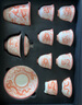 蘇氏陶瓷（SUSHI CERAMICS）紅九龍紋萬事興龍功夫茶具蓋碗組J1051 曬單實拍圖