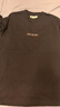 杰克·瓊斯（JACK&JONES）25年男裝春夏季重磅棉寬松復(fù)古哥特字母發(fā)泡印情侶短袖T恤男小眾 黑色E40 常規(guī) M 曬單實(shí)拍圖