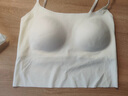 FitonTon無(wú)痕內(nèi)衣女帶胸墊吊帶細(xì)肩帶內(nèi)衣夏薄款抹胸防走光外穿無(wú)鋼圈背心 曬單實(shí)拍圖