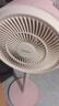 美的（Midea）【清新簡(jiǎn)約】家用定時(shí)空氣循環(huán)扇搖頭立式電風(fēng)扇輕音節(jié)能落地扇宿舍桌面小型風(fēng)扇空調(diào)伴侶FGA24TYR 曬單實(shí)拍圖