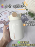 OQB德國帶重力球吸管保溫杯孕婦產(chǎn)婦專用躺著喝水杯子成人高顏值女士 白色抗箘316送重力球保溫24H 500ml 曬單實拍圖