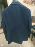 雅戈爾（YOUNGOR）套西上衣男630F款二粒單排扣修身版商務(wù)西服純綿羊毛舒適易打理 深藍 M 170/92A 曬單實(shí)拍圖
