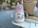 taoqibaby怪力獸保溫杯316L不銹鋼水壺寶寶學(xué)飲吸管杯水杯直飲杯學(xué)生小月齡 小月齡桃心魔法 300ml +重力球 曬單實(shí)拍圖