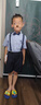 羅蒙男童演出服套裝男孩生日花童幼兒園禮服畢業(yè)服 藏青色 140 曬單實(shí)拍圖