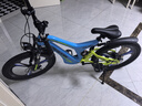飛鴿（FLYING PIGEON）鎂合金免安裝前后減震兒童自行車(chē)男女中小學(xué)生雙碟剎腳踏山地單車(chē) 變速藍黃色整車(chē)發(fā) 碼足勿貪大 鎂合金22寸建議140-165cm左右 曬單實(shí)拍圖