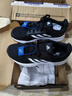 阿迪達(dá)斯 （adidas）男鞋2025新款黑白休閑鞋夏季運(yùn)動鞋網(wǎng)面透氣輕便減震跑步鞋椰子鞋 經(jīng)典黑白三條杠/網(wǎng)面舒適/主推款 41 曬單實拍圖