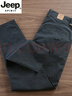 JEEP SPIRIT高檔夏季薄款男士休閑褲新款個(gè)性煙灰色開(kāi)車(chē)百搭小直筒長(cháng)褲子新品 深灰色 3XL 【170-190】 曬單實(shí)拍圖