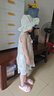 史努比女童夏裝連衣裙2025新款洋氣寶寶夏季背心裙兒童時髦沙灘風(fēng)裙子 米色 110 建議身高101-110cm 曬單實拍圖