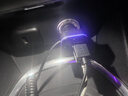 一錄安車(chē)載充電器 汽車(chē)點(diǎn)煙器車(chē)充頭超級(jí)快充支持蘋(píng)果華為一拖二帶線 曬單實(shí)拍圖