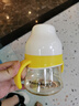 皇寵好吸學飲杯PPSU鴨嘴杯嬰兒4個月一歲以上吸管杯防嗆嬰兒奶瓶240ml 曬單實拍圖