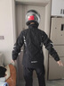 備美防爆雨騎行雨衣男款套裝透氣成人分體式全身戶外外賣摩旅專用 黑色【T400三合一面料-立體式防 M 1件 曬單實(shí)拍圖