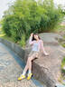 拉夏貝爾女鞋徳訓(xùn)鞋女百搭休閑鞋低幫薄底小白鞋子女-2215B 檸檬黃  38  曬單實(shí)拍圖