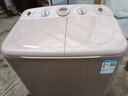 YANGZI揚(yáng)子集團(tuán)洗衣機(jī)半自動(dòng)老式家用雙桶大容量雙缸洗衣機(jī)藍(lán)光 洗脫雙筒小型波輪 9公斤強(qiáng)勁電機(jī)-小型款 曬單實(shí)拍圖