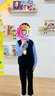 羅蒙兒童禮服男童西裝套裝英倫風(fēng)男寶生日宴西服花童演出服 藏青色110 曬單實拍圖