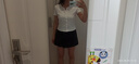 森馬（Semir）短袖t恤女短款修身顯瘦上衣25夏涼感正肩辣妹打底衫109325100008 曬單實(shí)拍圖