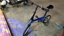 大行（DAHON）折疊自行車16英寸YUKI超輕迷你便攜男女式通勤單車KT610 藍色  曬單實拍圖