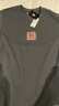 ABLE JEANS 25秋季新款男士純棉舒適合體純棉短袖LOGO印花T恤 鍛鋼灰 L 曬單實拍圖