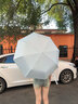 左都（ZUODU）全自動遮陽傘超強彩膠防曬防紫外線女太陽傘晴雨兩用節(jié)節(jié)收高顏值 【海鹽芝士】超強防曬+省力防回彈 曬單實拍圖