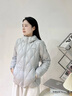 波司登（BOSIDENG）25新款90鵝絨輕薄羽絨服女短款菱格紋連帽保暖內(nèi)膽外套B250131028 巖石灰8088-格雷系 S 160/84A 100斤-110斤 曬單實(shí)拍圖