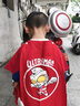 G.DUCKKIDS童裝奧特曼兒童衣服男童夏裝套裝新款小童男孩兩件套帶披風(fēng)表演服 紅色+披風(fēng) 120 （建議身高110cm  6-7歲）cm 曬單實(shí)拍圖