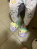 LATE TIME彩虹鯊魚(yú)兒童拖鞋夏男童女童可愛(ài)卡通防滑嬰幼兒小童鯊魚(yú)洞洞鞋夏 藍黃綠 內長(cháng)19cm 【29-30碼腳】 曬單實(shí)拍圖
