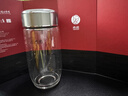 希諾單層玻璃杯男家用辦公泡茶杯子過濾車載水杯XN-7715紫羅蘭 390mL 曬單實拍圖
