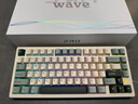 PMO WAVE75客制化機械鍵盤(pán)三模鋁坨坨有線(xiàn)2.4g藍牙快拆結構gasket電競游戲辦公外設熱插拔 豆奶白-噴涂|青竹軸/PP定/鏡面玻璃 曬單實(shí)拍圖