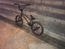 20寸BMX小輪車表演車極限單車特技動(dòng)作自行車超響120響花鼓18寸童 18寸兒童小啞光黑配紫可備注顏色 曬單實(shí)拍圖