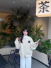矜持范外套女秋冬印花棒球服外套女2025新款設(shè)計(jì)感寬松時尚夾克上衣 杏色 M 建議90-105斤 曬單實(shí)拍圖