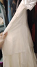 FOX.G小香風連衣裙女純欲夏季裙子衣服女裝沙灘裙海邊穿搭氣質(zhì)長裙女裙 收腰不規(guī)則甜美長裙米白色 XL 【建議130-140斤】 曬單實拍圖