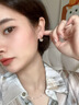 伊燦白鹿同款滿鉆花朵耳環(huán)女2025新款爆款耳釘精致氣質(zhì)高級感耳扣耳飾 白鹿同款滿鉆花朵耳環(huán) 曬單實拍圖