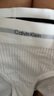 Calvin Klein內(nèi)衣【七夕禮物摩登引力帶】25春夏女ck羅紋比基尼內(nèi)褲女QF8022AD 100-月光白 1條 M 曬單實(shí)拍圖