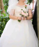 勤記大碼婚紗200斤胖mm加肥加大新娘拖尾顯瘦 結(jié)婚禮服高級主婚紗 拖尾款[配頭紗裙撐] 5XL 曬單實(shí)拍圖