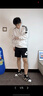 adidas情侶款復(fù)古風(fēng)梭織立領(lǐng)夾克外套男女阿迪達(dá)斯官方三葉草 亮白 M 曬單實(shí)拍圖