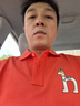 哈吉斯（HAZZYS）男裝【倫敦時(shí)裝周同款】夏款內(nèi)搭短袖T恤男POLO衫ASTZE0BBE18 橙色OR M （170/92A 46） 曬單實(shí)拍圖