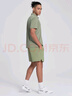 Reebok銳步官方24新品男子TEE/SS休閑舒適針織短袖T恤Polo衫 24SRM401MGL2 XL 曬單實(shí)拍圖
