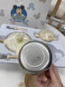 迪士尼寶寶嬰兒輔食碗刮泥勺保溫飯盒輔食工具全套新生兒不銹鋼餐具禮盒 【精美禮盒裝】不銹鋼五件套 曬單實拍圖