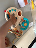 筏芯嬰兒車(chē)方向盤(pán)玩具兒童寶寶蒙氏忙碌板早教教具模擬車(chē)載遛娃精細(xì)動(dòng) MT033583嬰兒忙碌方向盤(pán) 曬單實(shí)拍圖