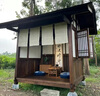 戶外木屋茶室日式庭院網(wǎng)紅小木屋防腐木民宿小屋涼亭組裝仿古定制 樹脂瓦 曬單實拍圖