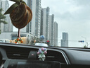 蕊杰極客家新款車載香水汽車太陽能香薰創(chuàng)意擺件掛件車內中控臺裝飾品 時尚銀星球香水座【古龍香味】 曬單實拍圖