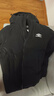 茵寶（Umbro）官方連帽運(yùn)動(dòng)羽絨服冬季新款復(fù)古保暖外套女款大衣情侶 凝眸黑 L 充絨量：177 曬單實(shí)拍圖