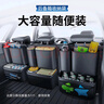BIMLL B汽車后備箱儲(chǔ)物袋車載后排座椅背收納掛袋SUV尾箱整理置物盒皮革 曬單實(shí)拍圖