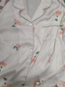 Virginia's Dreams真絲睡衣女春夏季短袖長(zhǎng)褲可外穿家居服三件套禮盒裝送閨蜜禮物 芍藥花（長(zhǎng)袖+長(zhǎng)褲） M 【推薦100-120斤】 曬單實(shí)拍圖