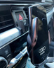 米將奧迪車載手機(jī)支架無(wú)線充電器a6l/a4l/a8l/q5l/q3導(dǎo)航支架汽車用品 奧迪專用【智能黑色】 19-25款?yuàn)W迪A6L/A7 曬單實(shí)拍圖