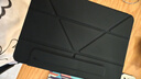 閃魔適用iPad pro2024保護(hù)殼11英寸四邊磁吸拆分蘋果平板透明亞克力保護(hù)套曜石黑 曬單實(shí)拍圖