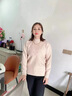 恒源祥新款 中老年人女裝秋冬裝毛衣龍年本命年紅色媽媽上衣服針織打底 酒紅 M 80-100斤 曬單實拍圖