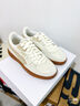 彪馬（PUMA）【德訓鞋】經(jīng)典復古T頭鞋女米白色板鞋PALERMO 402034 米白色-米白色-白色-01 38 曬單實(shí)拍圖